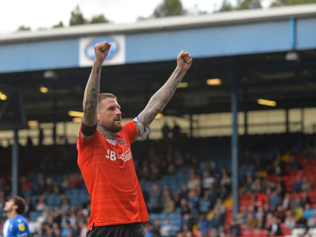 Former Pompey player Sonny Bradley has left Luton for Derby on a free transfer. Picture: Owen Hearn