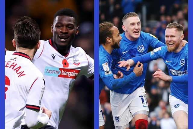 Who makes the combined Pompey and Bolton combined squad - according to WhoScored.