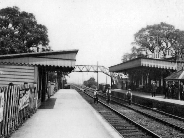 Portchester railway station in pre-electric days.
Looking a little ramshackle is a pre-war Portchester railway station. Wrights coal tar soap and Lux washing soap adverts are on view. Photo: Barry Cox collection.