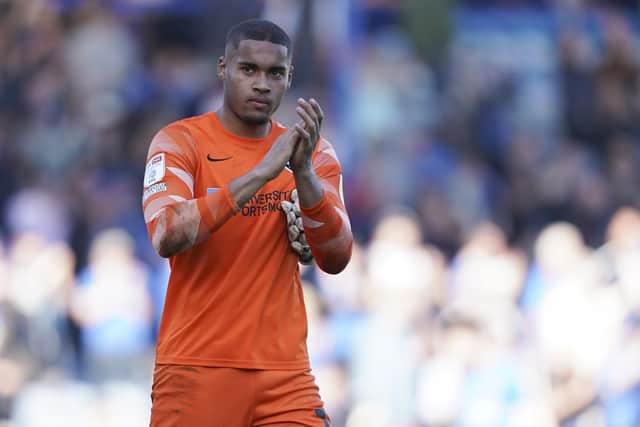 Gavin Bazunu made 46 appearances for Pompey during the 2021-22 season while on loan from Manchester City