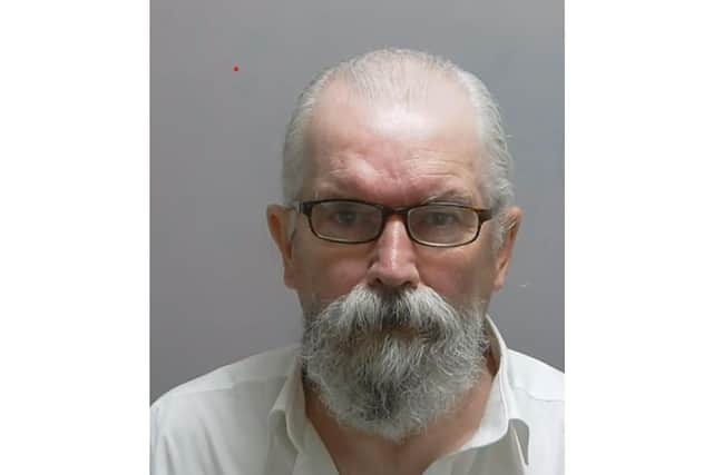 Havant pensioner Trevor McCurdy, 69, is wanted on warrant for failing to appear at Portsmouth Crown Court. He is on trial over alleged sexual offences against two girls, which span over two eras. Picture: Hampshire Constabulary.