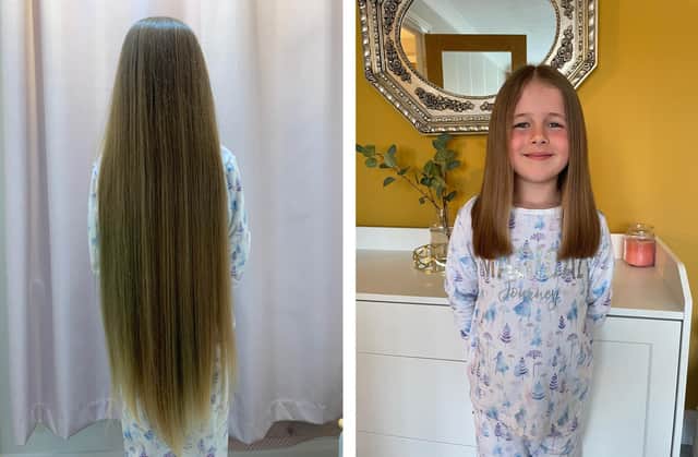 Waterlooville schoolgirl, 6, donates more than 16 inches of hair to the Little Princess Trust and raises £1,600 in the process | The News Waterlooville schoolgirl, 6, donates more than 16 inches of hair to the Little Princess Trust and raises £1,600 in the process | The News