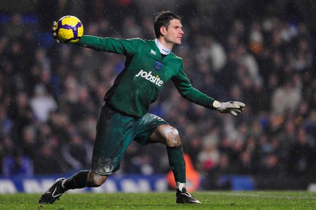 Asmir Begovic made 17 Pompey appearances after coming through the ranks, yet left for Stoke in February 2010. Picture: Jamie McDonald/Getty Images