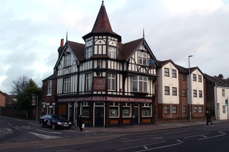 The Florist public house, Fratton Road with 1928 facade.
