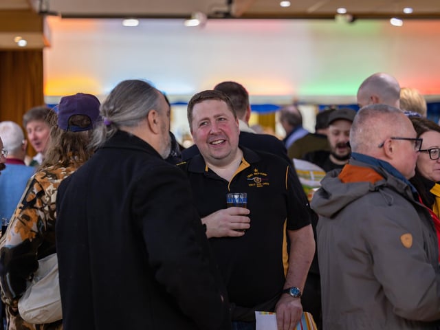 Thorngate Halls in Gosport was packed out for the popular Winterfest event. Picture: Mike Cooter (250223)