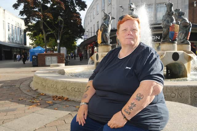 Bev Saunders from Helping Hands said it has been a 'difficult' time for rough sleepers.Picture: Sarah Standing (230919-7319)