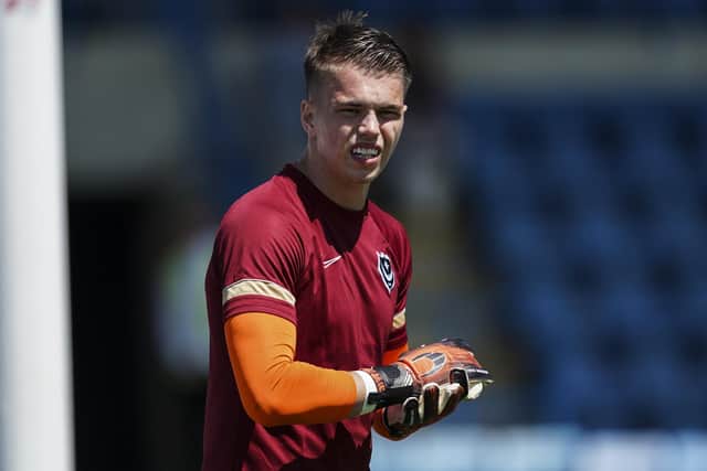 Josh Griffiths has admitted the last few days have been hectic after his switch to Pompey was confirmed.