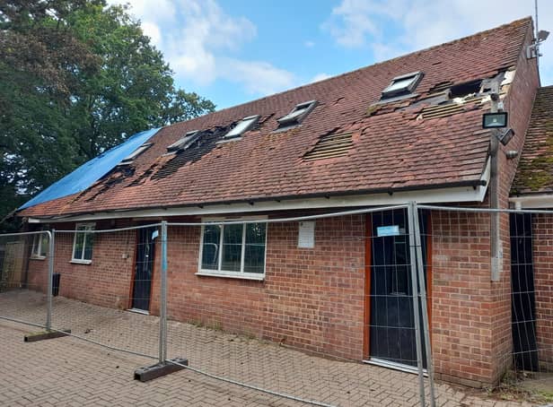 Fair Ways School in Swanwick after fire in July 2021
