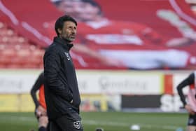 Head coach Danny Cowley watches as Pompey slip to an embarrassing defeat to a Swindon side previously bottom of League One. Picture: Jason Brown/ProSportsImages