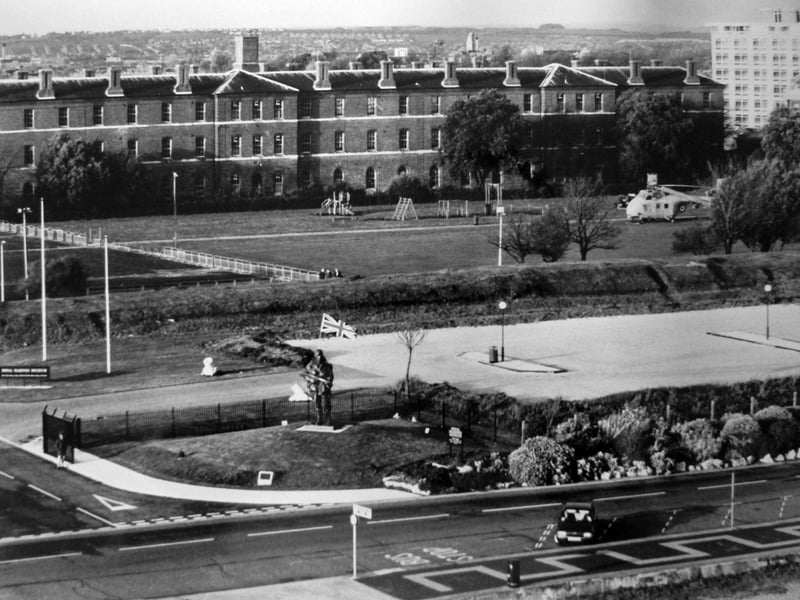 Royal Marines Museum Marine Barracks. New entrance to the museum 23rd January 1995