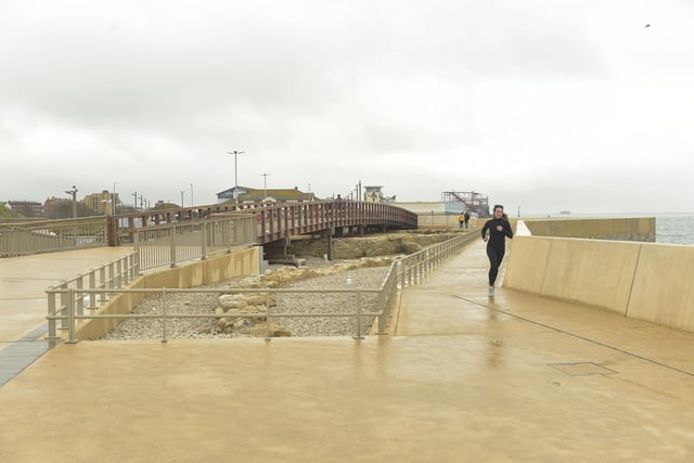 Sea defences in Southsea seafront have reopened