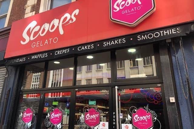 Scoops Gelato at 106 Commercial Road, Portsmouth. 