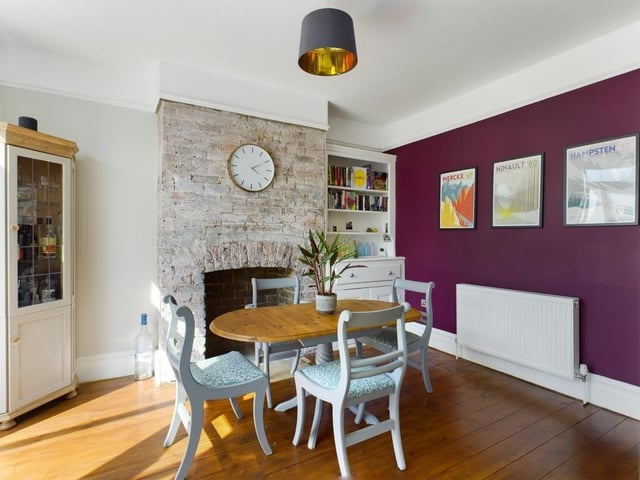 This three-bedroom home was on the market for £278,000.