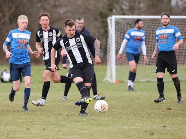Emsworth (black/white) v Bransbury. Picture by Kevin Shipp