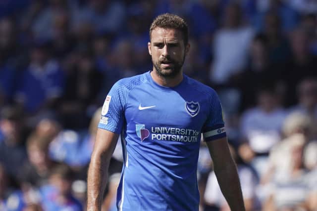 Pompey centre-back Clark Robertson