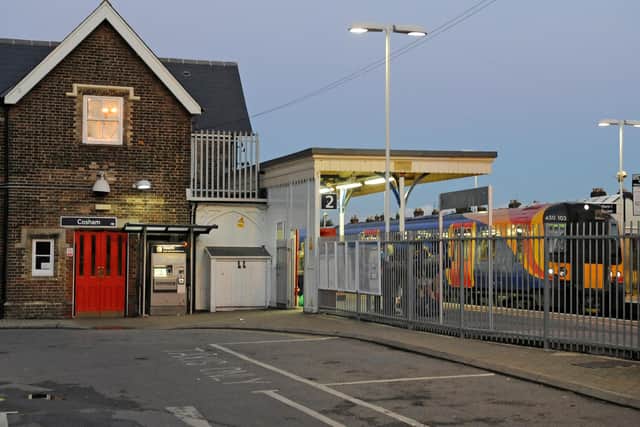 Cosham Railway Station
Picture: Malcolm Wells (132474-1466)