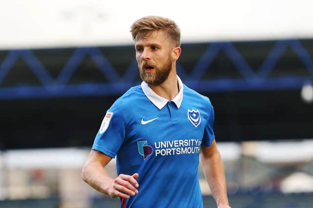 Michael Jacobs has appeared as a substitute in each of Pompey's last three matches as he seeks to force his way back into the side following injury. Picture: Joe Pepler