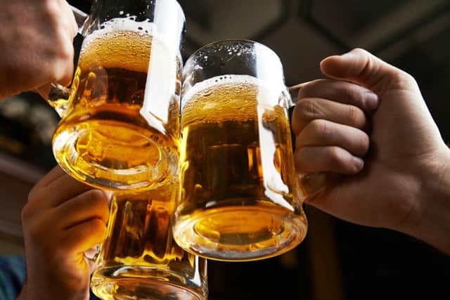 The government wants pubs to put calorie counts for pints on their pumps