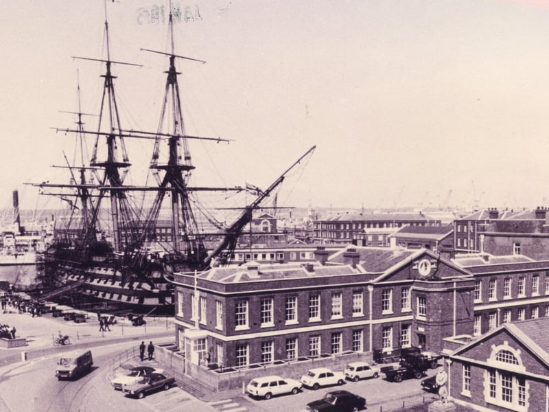 Portsmouth Dockyard in 1993. The News PP5646