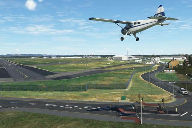 Burning Blue Design recreation of Solent Airport in Fareham.