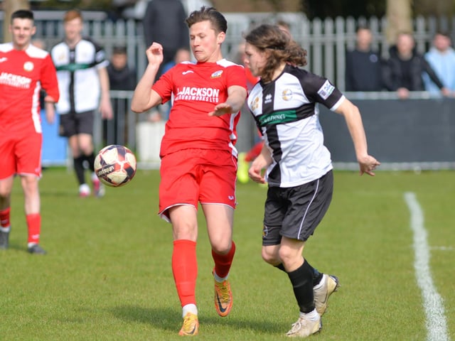Horndean's Tommy Scutt, left, and Oscar Johnston. Picture by Martyn White
