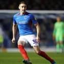 Left-back Brandon Haunstrup left Fratton Park in the summer of 2020 in the hunt for regular first-team football. Picture: Joe Pepler