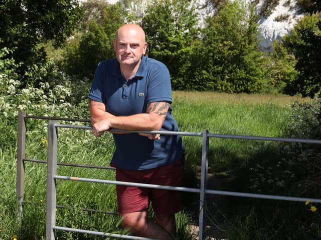 Rob Lofthouse near his home in Paulsgrove. Picture: Sam Stephenson