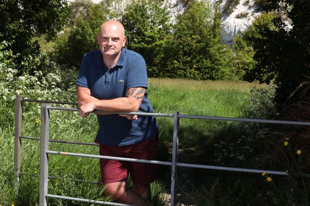 Rob Lofthouse near his home in Paulsgrove. Picture: Sam Stephenson