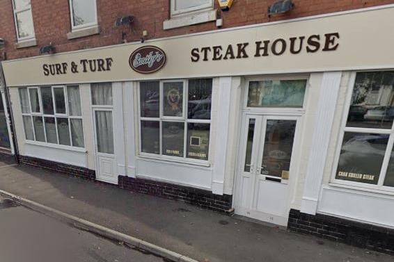 Emily's Steakhouse, 24-26 Monk Street, North, Derby, DE22 3TX. Rating: 4.5/5 (based on 254 Google Reviews). "Such a warm, friendly welcome from Emily and her family. The food is amazing."