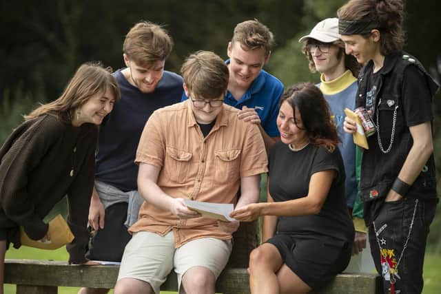 Pictured: Head of Sixthform and Head teacher Stacey Osborne and Patrick Smith
Picture credit: Peter Langdown