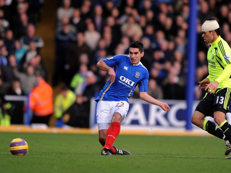 One of Harry Redknapp's first signings after joining from Bournemouth in March 2002, the ever-dependable Richard Hughes spent nine years at Fratton Park. A fine passer of the ball and always willing to collect a yellow card to help the team, he outlasted many managers. Picture: Steve Reid