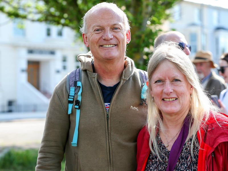 Craig and Janette Stevens at the D-Day 80 national commemorative event.