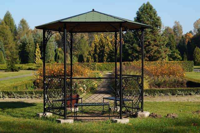 Ametal-frame gazebo, similar to one sold by The Range
Picture: Adobe Stock