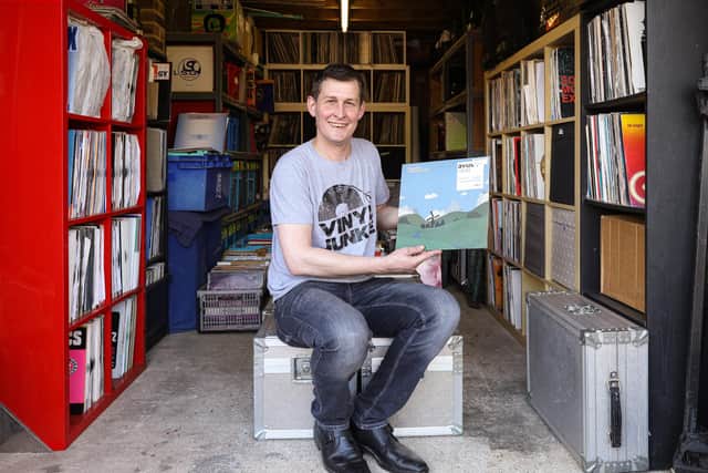 Matt Handy trades vinyl records onlinePicture: Chris Moorhouse (jpns 160521-17)
