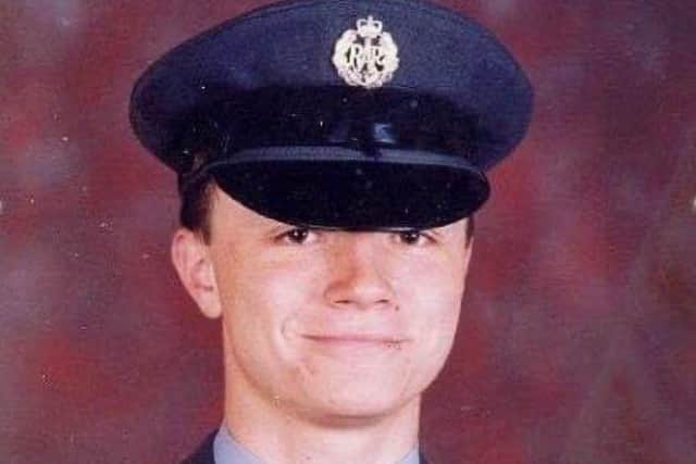 Paul Alland, wedding celebrant.

Pictured: Paul Alland when he was at the RAF.