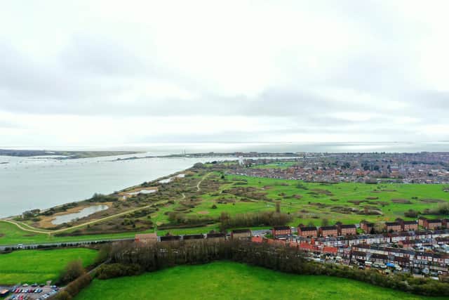 The dog attack took place in Milton Common. Picture: Mark Cox.