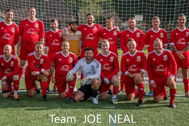 Team Joe Neal from the Friends Fighting Cancer football tournament