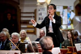 Ka Wai Cheng, conductor of the Portsmouth Philharmonic at the concert in aid of the Lord Mayor's appeal