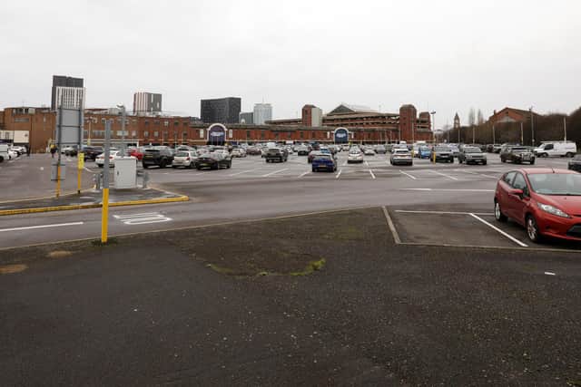 The Market Way NCP car park, formerly the site of the Tricorn shopping centre, which is covered in the compulsory purchase order
Picture: Chris Moorhouse      (161220-63)