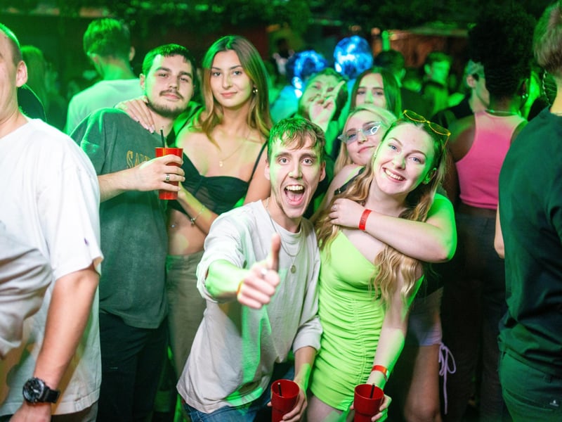 Freshers enjoying their first night out in Portsmouth during Freshers Week 2023. Revellers packed out Pryzm and Astoria on Saturday, September 23.