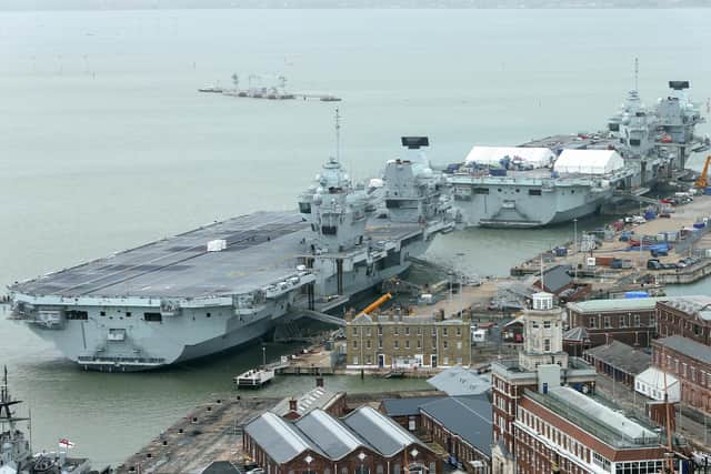 Portsmouth Naval Base
Picture: Chris Moorhouse (jpns 160222-18)