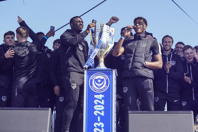 During the Portsmouth FC and Portsmouth Women Champions on the Common, celebrating Pompey’s double title triumphImages ©Jason Brown+44 7545 760582