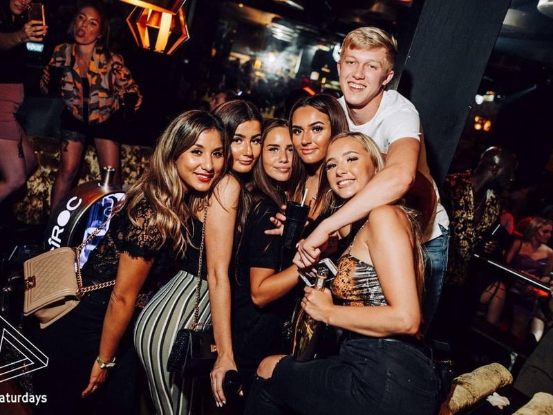 Clubbers at Face on the floor in Pryzm in 2019.