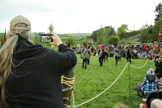 The festival features live folk music, battle re-enactments, and local craft workers.