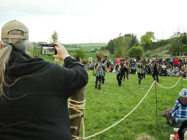 The festival features live folk music, battle re-enactments, and local craft workers.