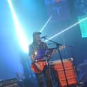Dave Brock (left) and Thighpaulsandra of Hawkwind on keys at Portsmouth Guildhall. Picture by Paul Windsor