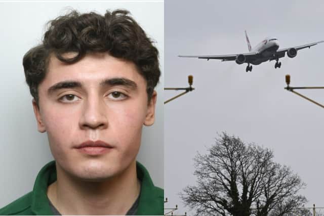 Heathrow Airport is experiencing delays after an alert was issued after a a terror suspect and former soldier escaped from Wandsworth Prison
Met Police/ Getty Images