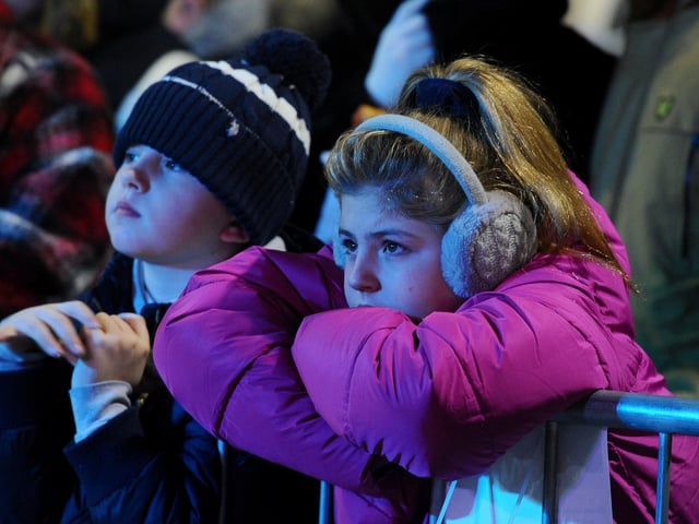 Christmas lights in High Street, Cosham, were switched on during the evening of Friday, November 22, 2024.Picture: Sarah Standing (221124-8936)