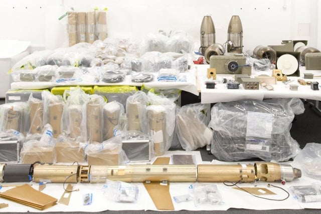 The British Government said HMS Montrose's crew seized a cluster of sophisticated Iranian missiles in early 2022. It is believed that the shipment was bound for Yemen in a bit to arm Houthi rebels against the Saudi-led military coalition. HMS Montrose's helicopter spotted two ships speeding away from the coast of Iran, with a team of Royal Marines searching the boats.