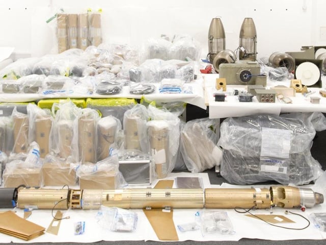The British Government said HMS Montrose's crew seized a cluster of sophisticated Iranian missiles in early 2022. It is believed that the shipment was bound for Yemen in a bit to arm Houthi rebels against the Saudi-led military coalition. HMS Montrose's helicopter spotted two ships speeding away from the coast of Iran, with a team of Royal Marines searching the boats.